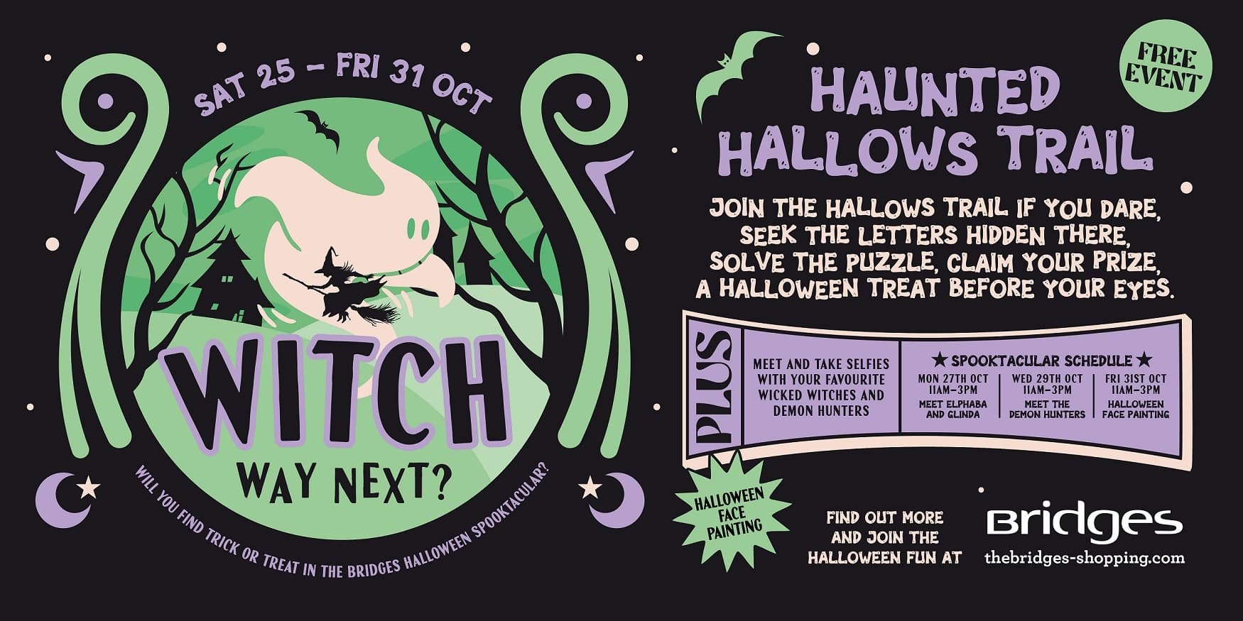 Spooky Fun for All as The Bridges Launches Free Halloween Half-Term Events