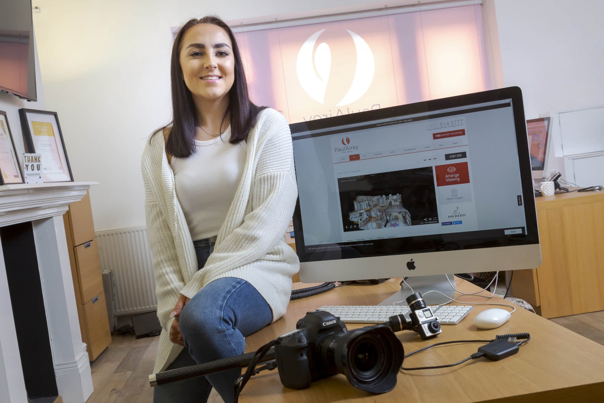 Caitlin Lights A Creative Fuse At North East Estate Agent