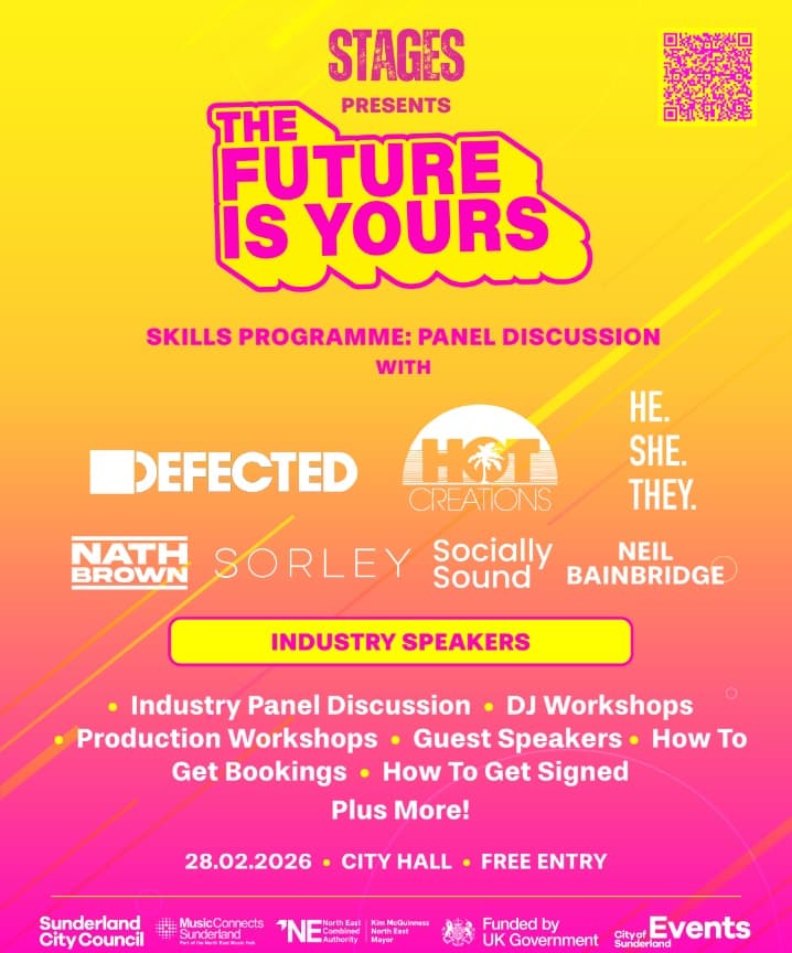Free STAGES Skills Day Brings Music Industry Experts to Sunderland’s City Hall