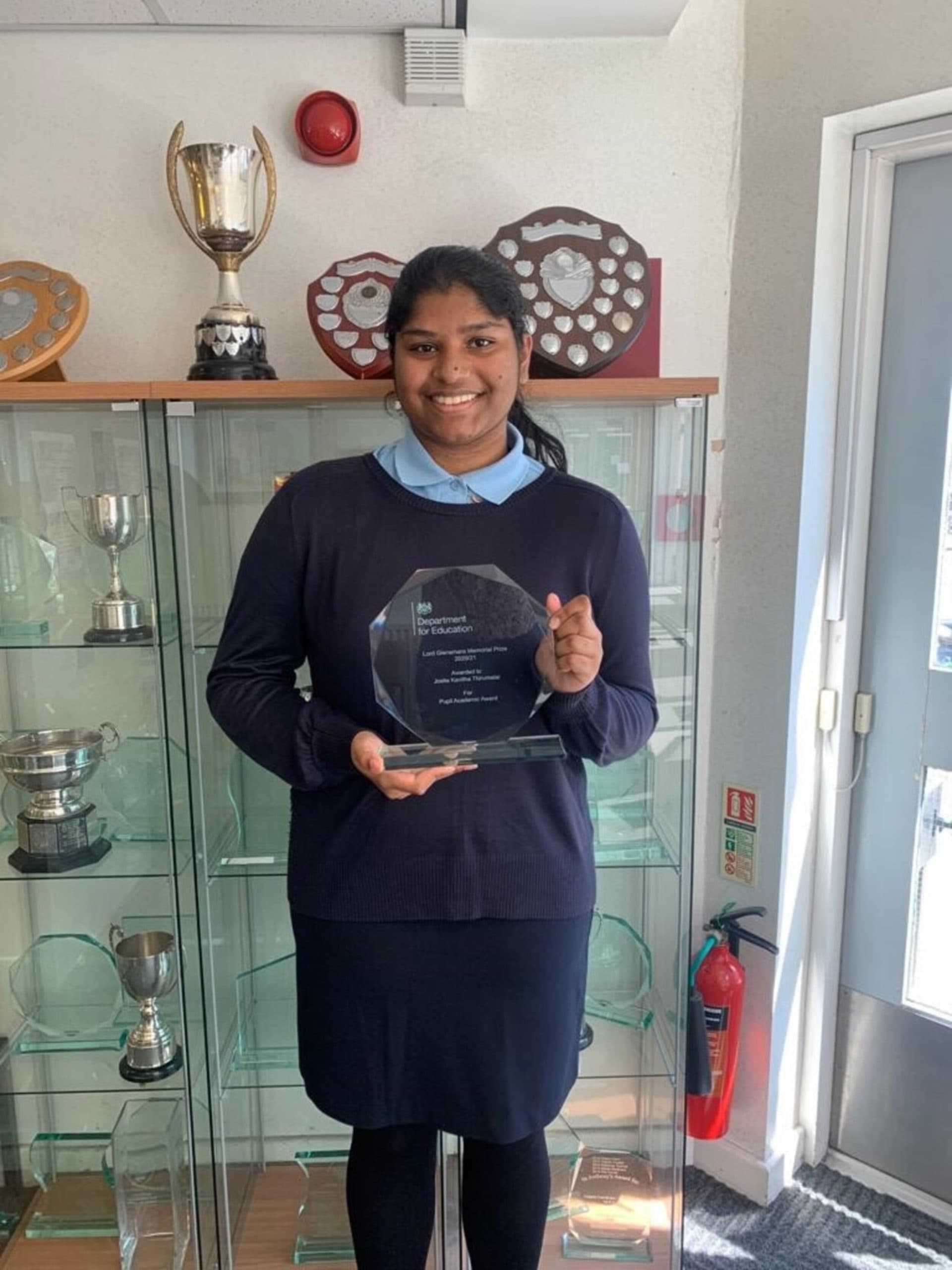 Lord Glenamara Prize Awarded To Josita For Her Exceptional Academic Performance
