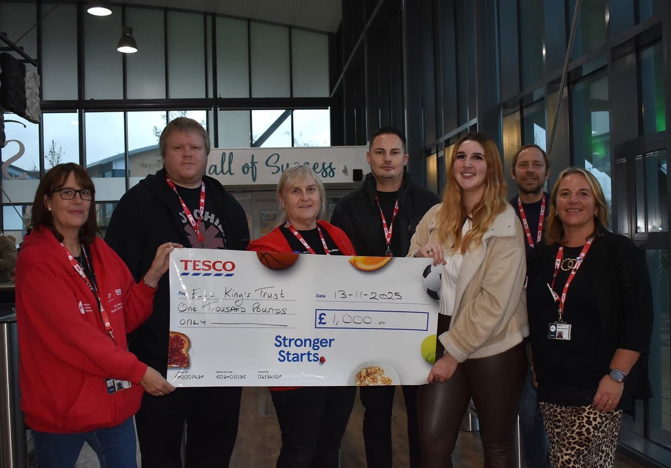 Stockton Riverside College Receives Tesco Grant Following Former Student’s Award Win