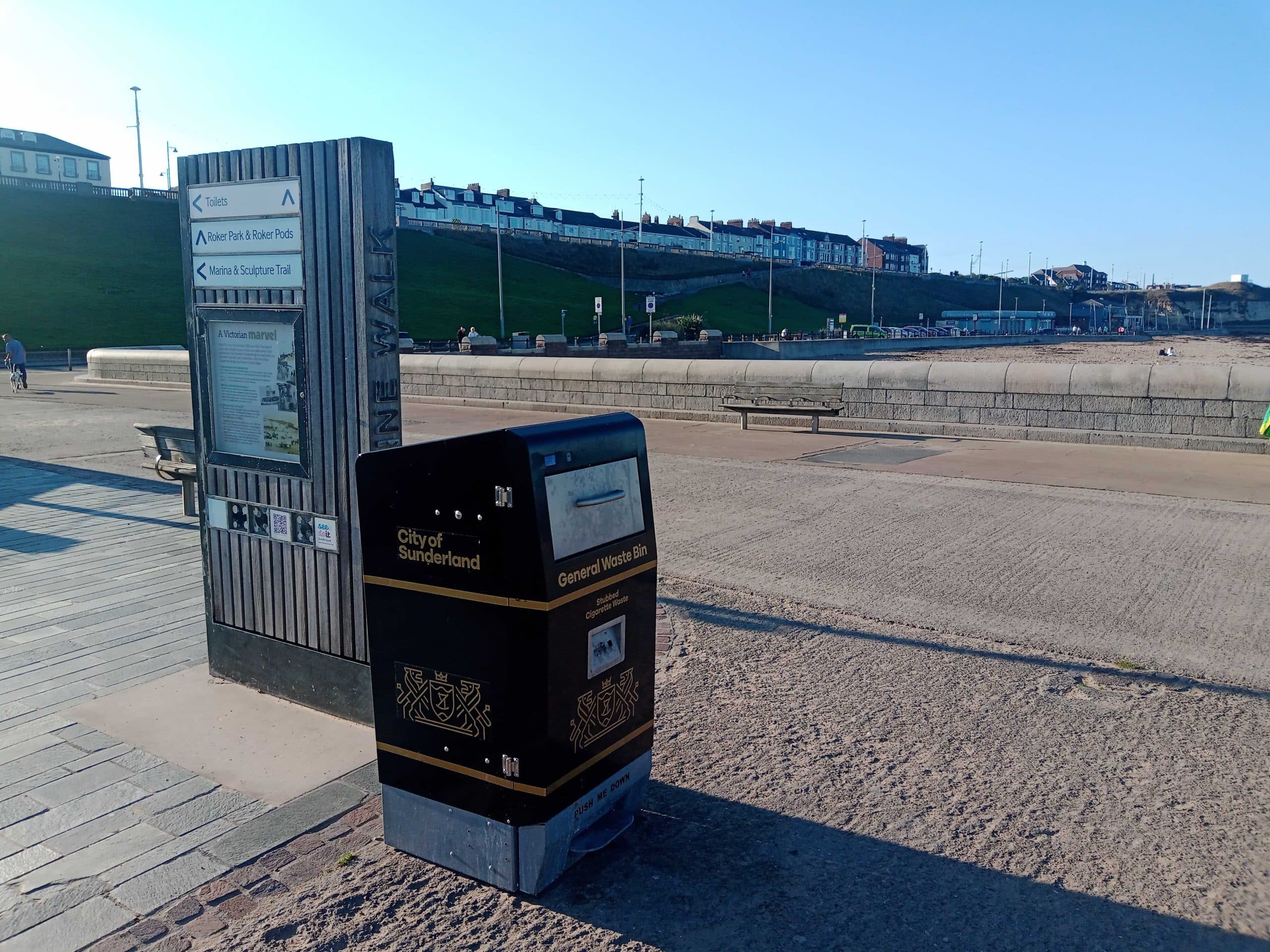 Solar-powered ‘smart compactor bins’ take Sunderland into space age