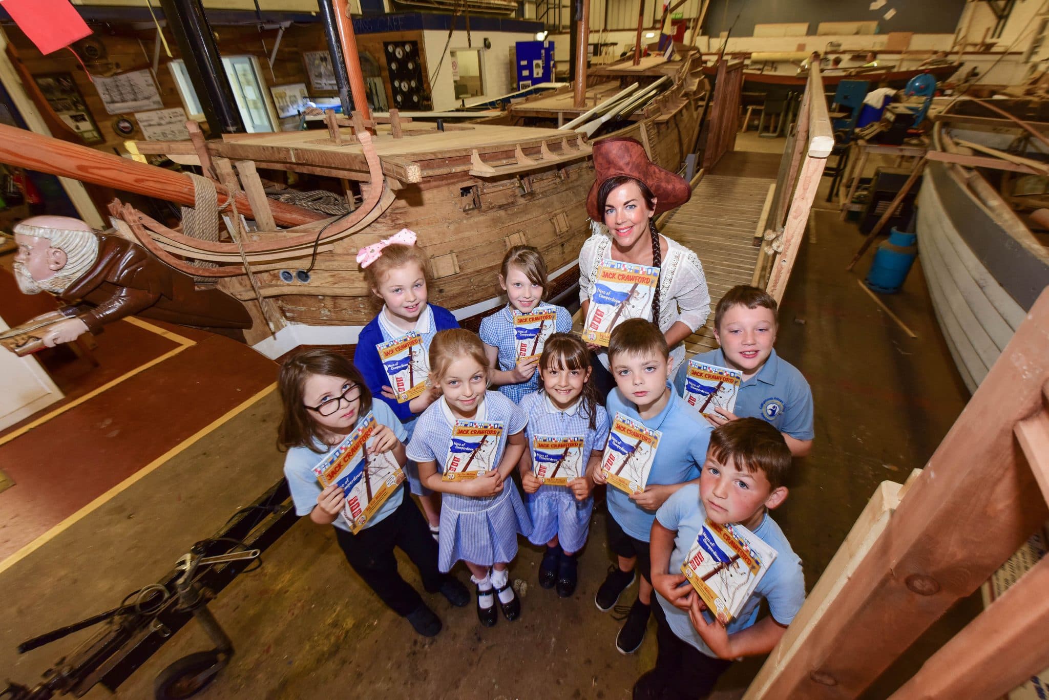 Sunderland Kids Team up with Professional Author to Make Maritime Book