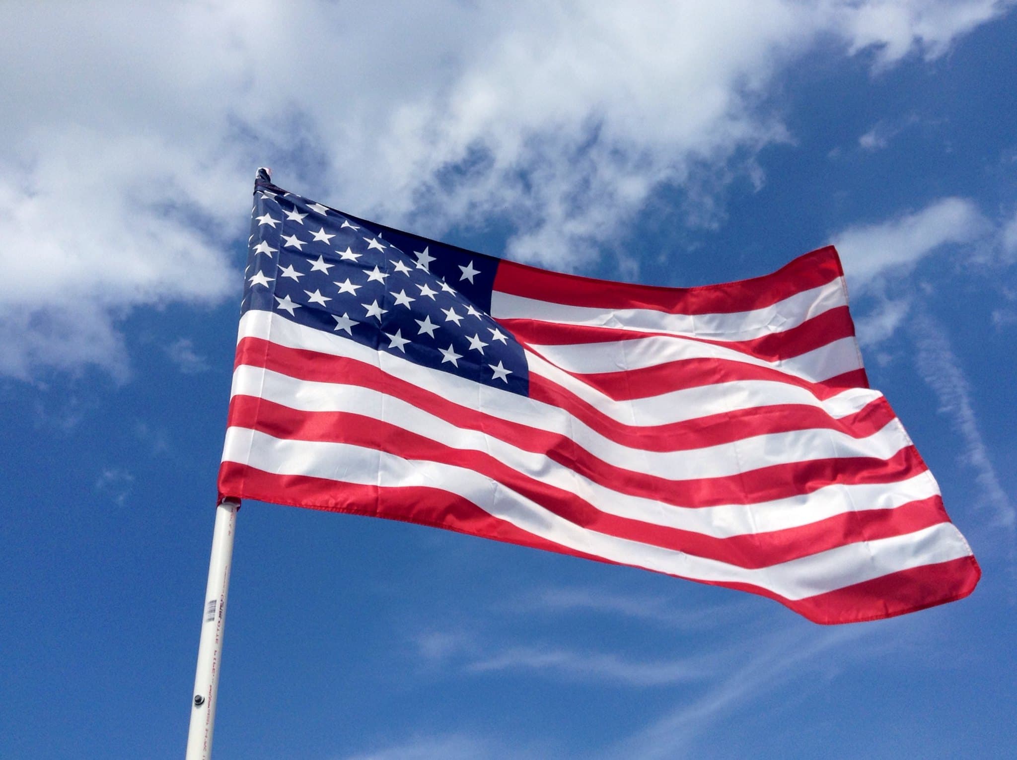 Stars and Stripes Raised on Fourth of July – in Washington, Wearside