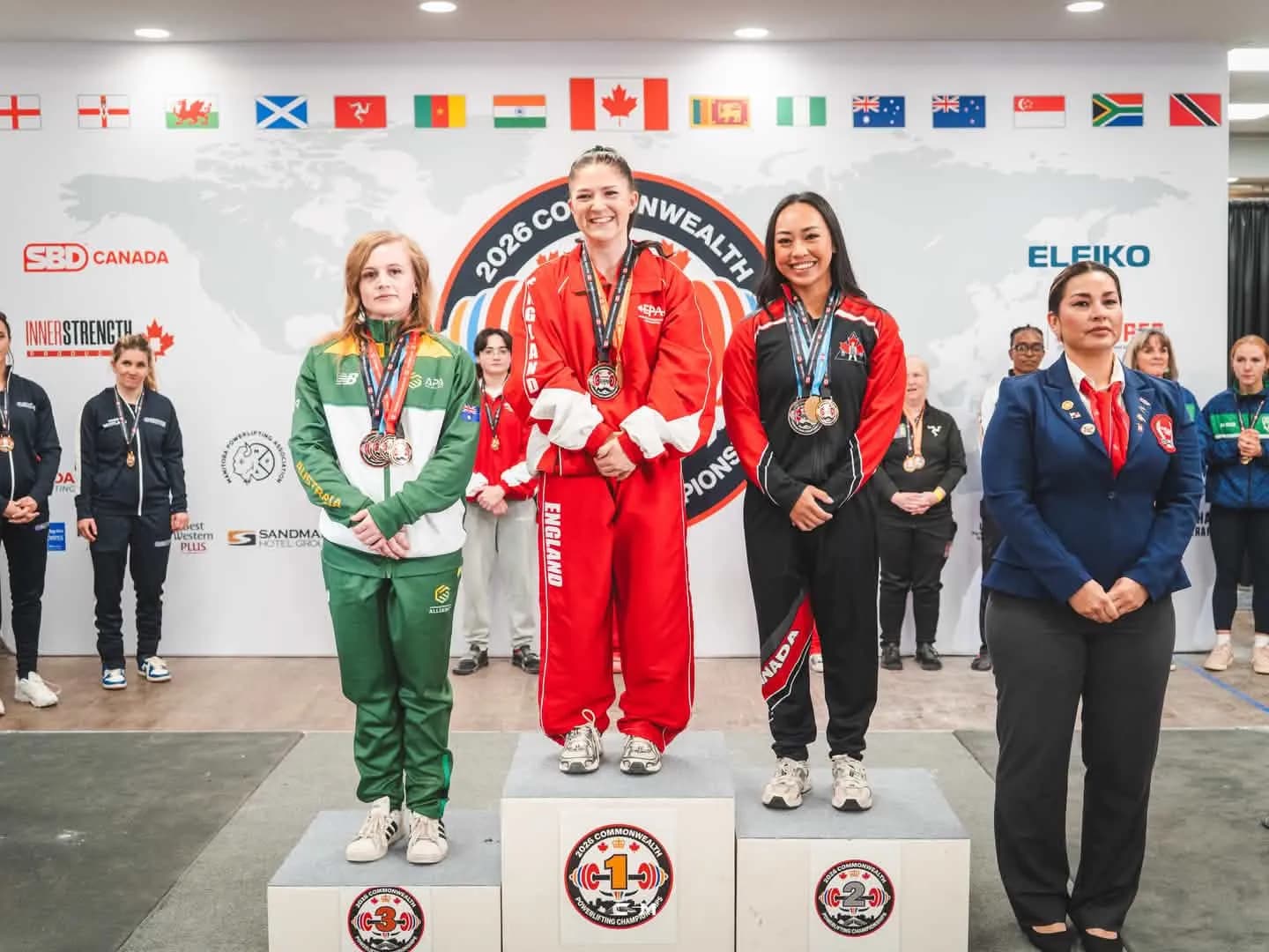 Caitlin Baxter at the 2026 Commonwealth Powerlifting Championships CREDIT: Clean Strength Media
