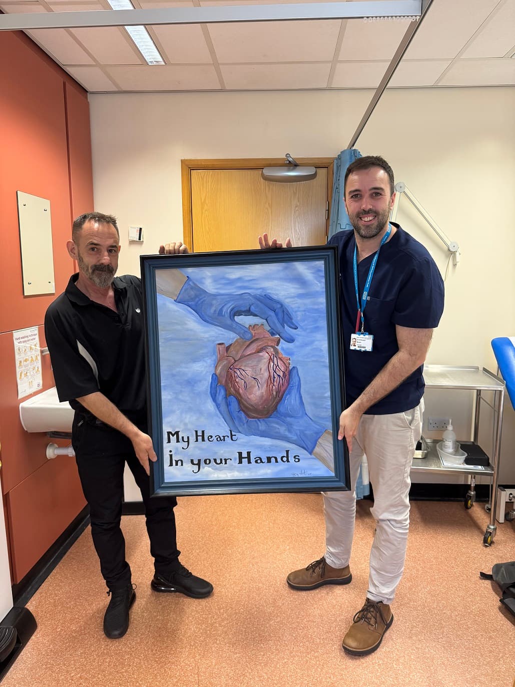 South Shields Artist Thanks NHS with Heartfelt Painting After Life-Saving Surgery
