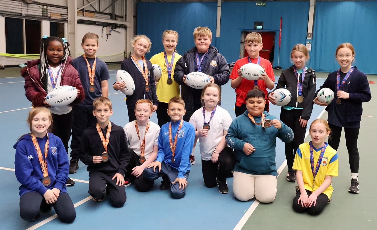Sunderland Schoolchildren Get Rugby Ready Ahead of Women’s Rugby World Cup 2025