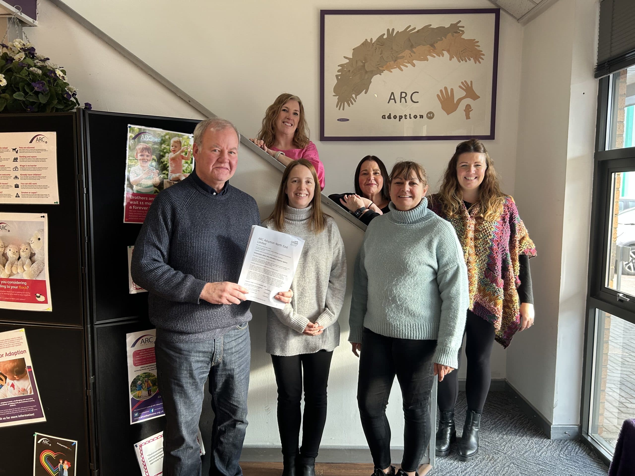 ARC Adoption North East Receives ‘Outstanding’ Rating from Ofsted