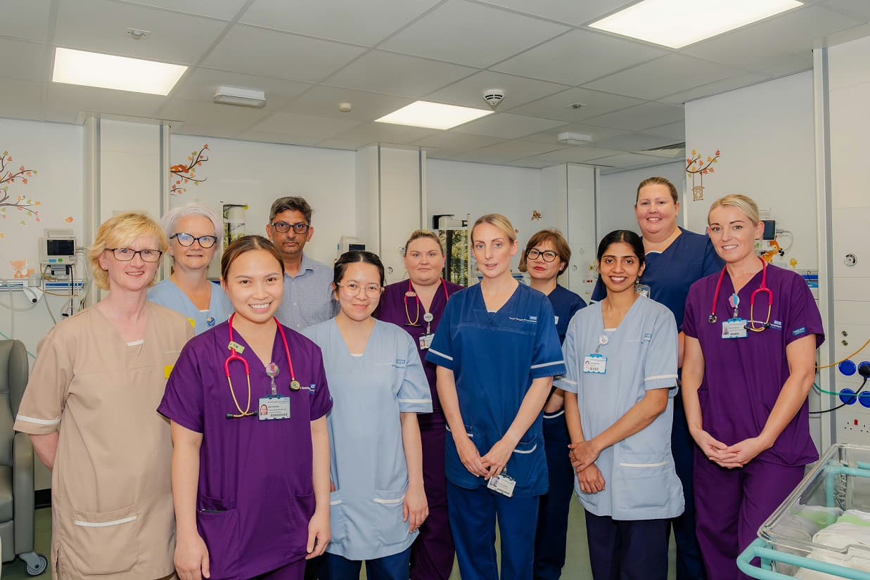 Sunderland Neonatal Team Earns Prestigious UNICEF Baby Friendly Award