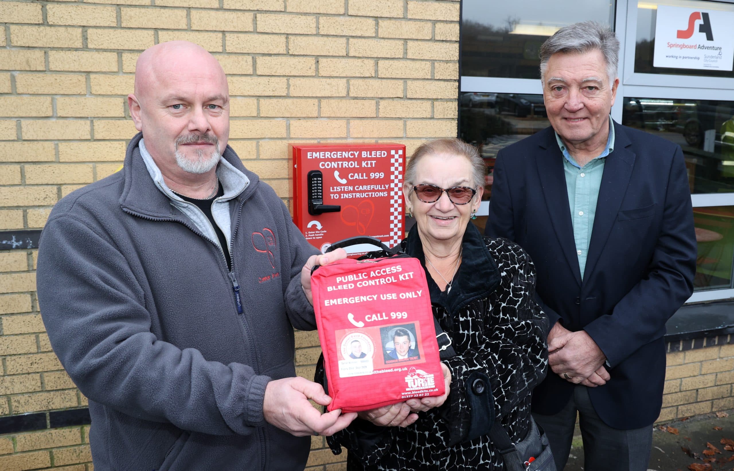 Life-Saving Bleed Kits Installed Across Sunderland in Partnership with Connor Brown Trust