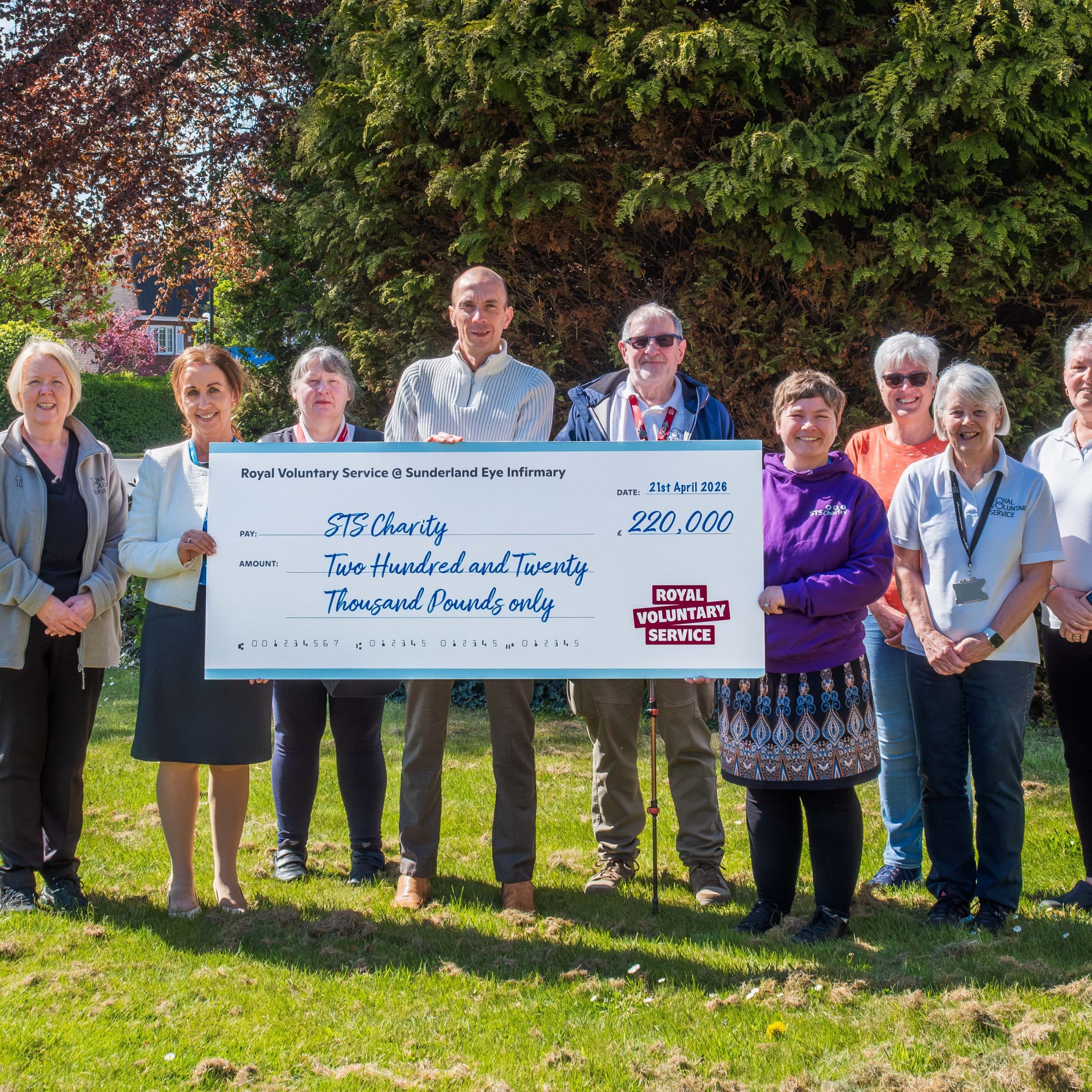 Sunderland Eye Hospital Appeal Receives Β£220,000 Boost from Royal Voluntary Service