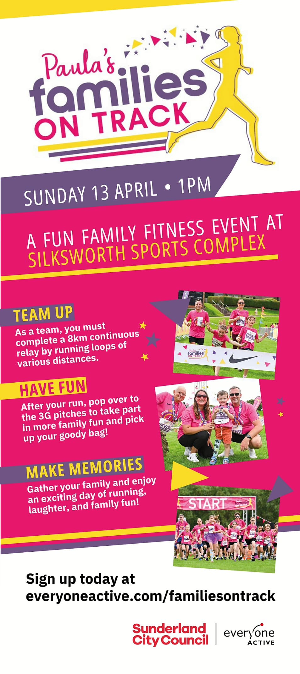 Paula Radcliffe’s ‘Families on Track’ Event Returns to Sunderland