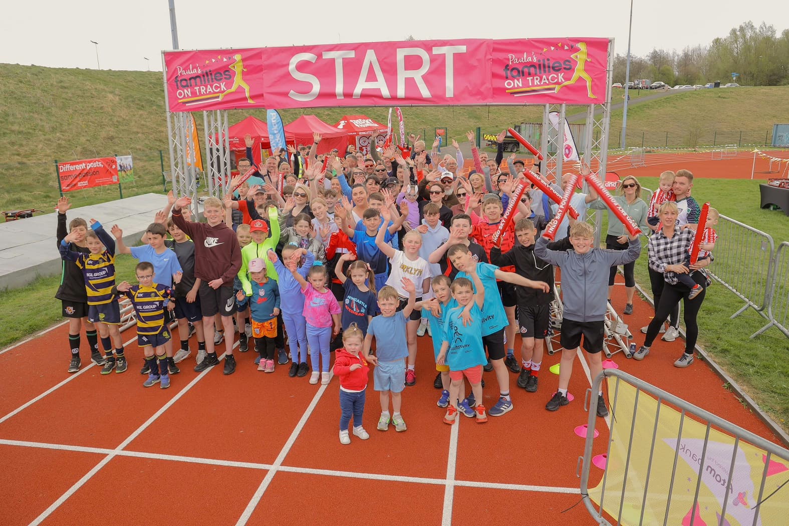 Silksworth Athletics Track Reopens with Family Relay Following £230k Revamp