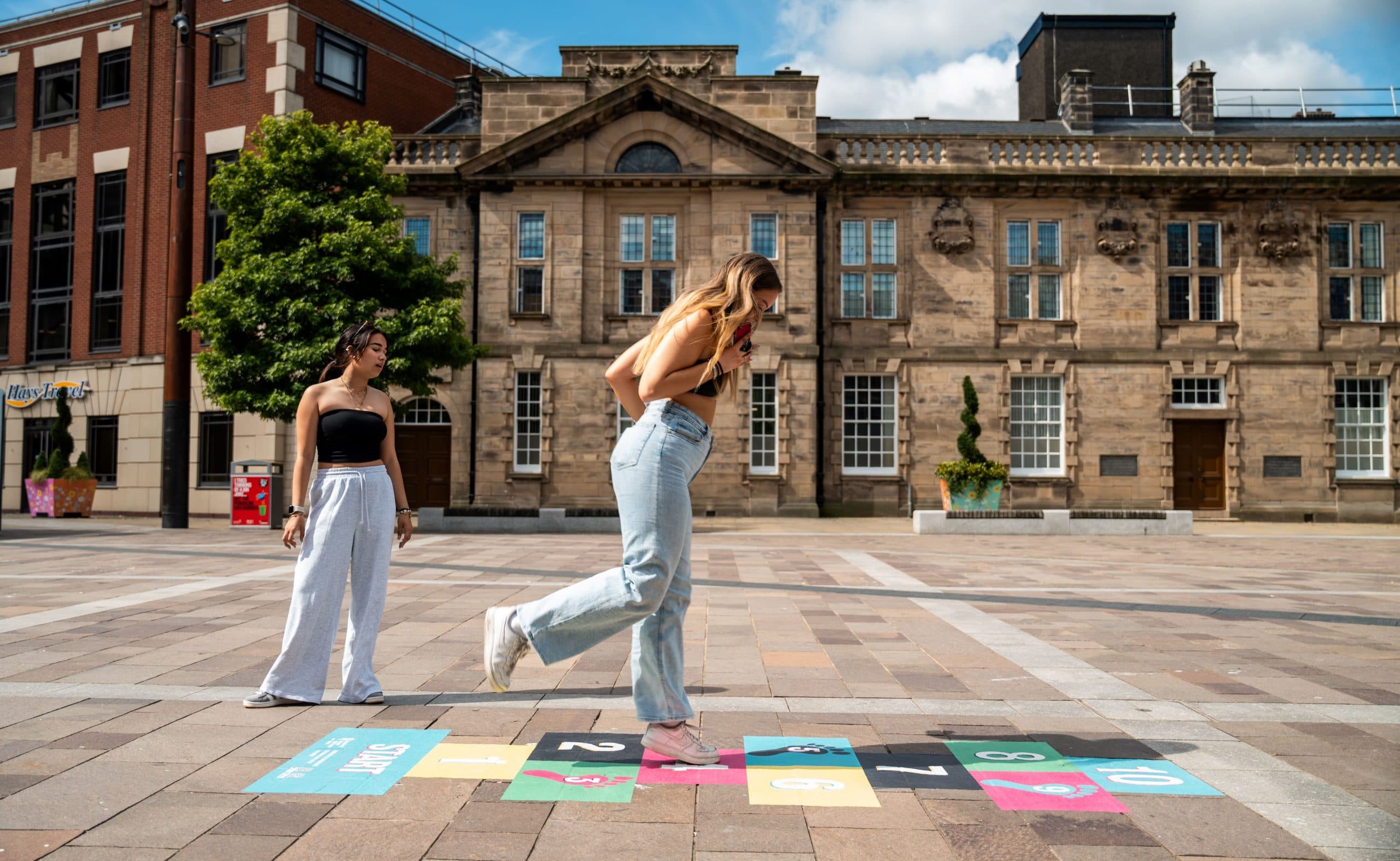 Sunderland Transforms City Centre with Digital Street Games for All Ages