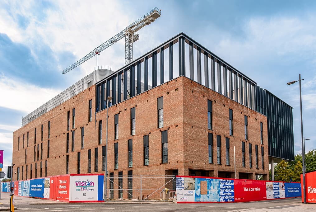 First Look at Sunderland’s State-of-the-Art Eye Hospital as Major Milestone Reached