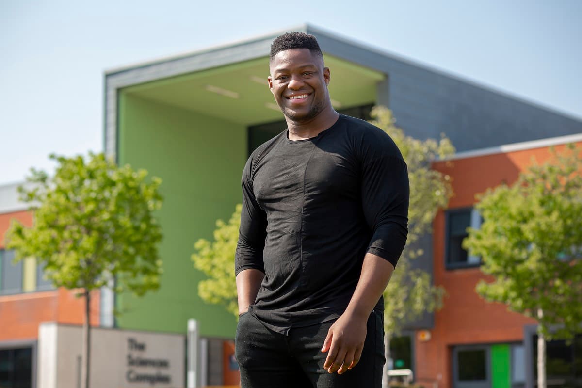 Rugby Star Simon Celebrates Graduating with a Special New Signing