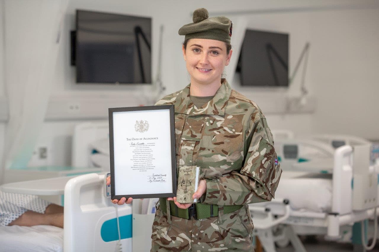 Nurse Hayley Fairweather Earns her First Class Honours