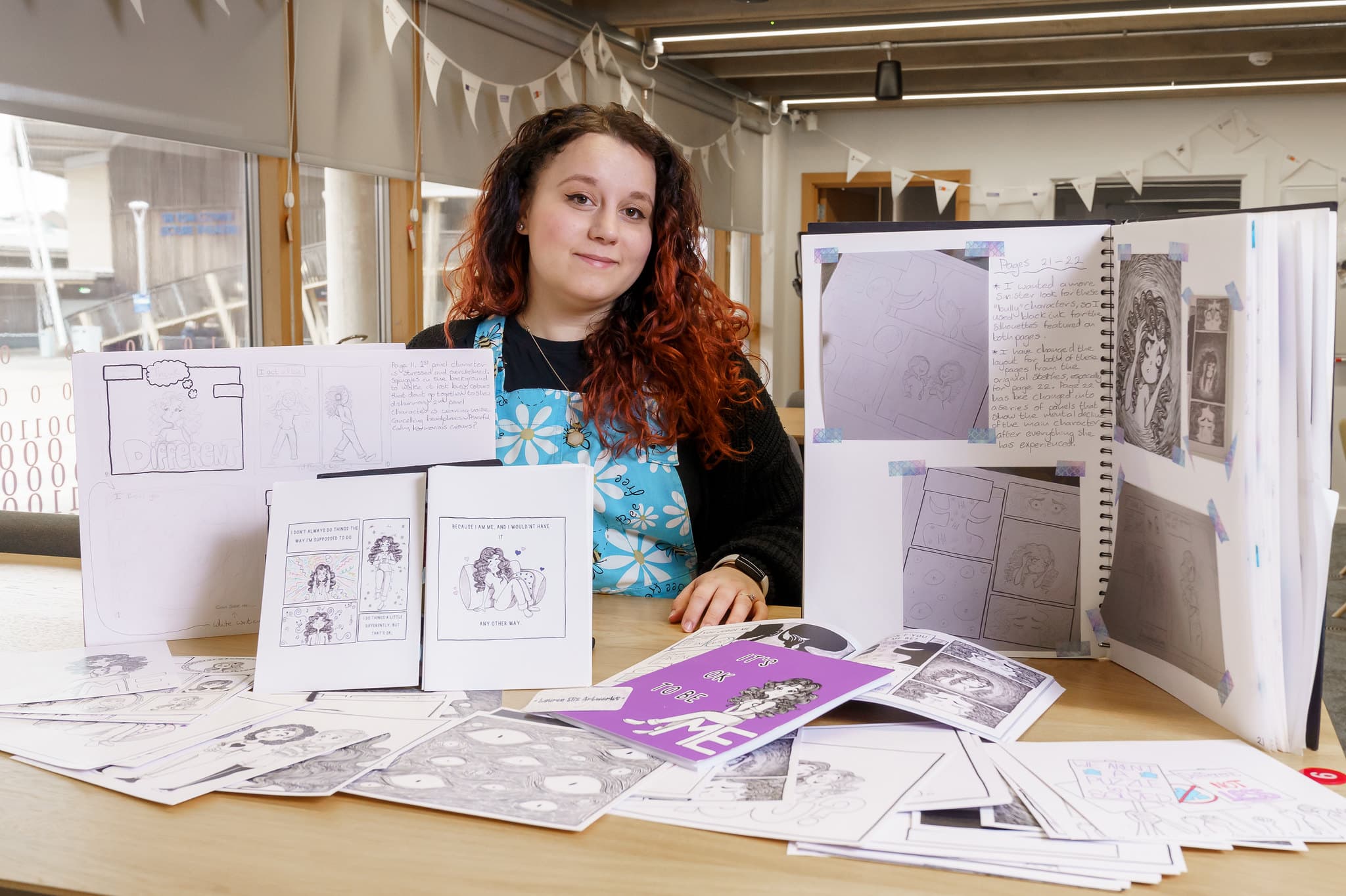 Celebrating International Women’s Day with Lauren Osborne’s graphic novel on neurodiversity