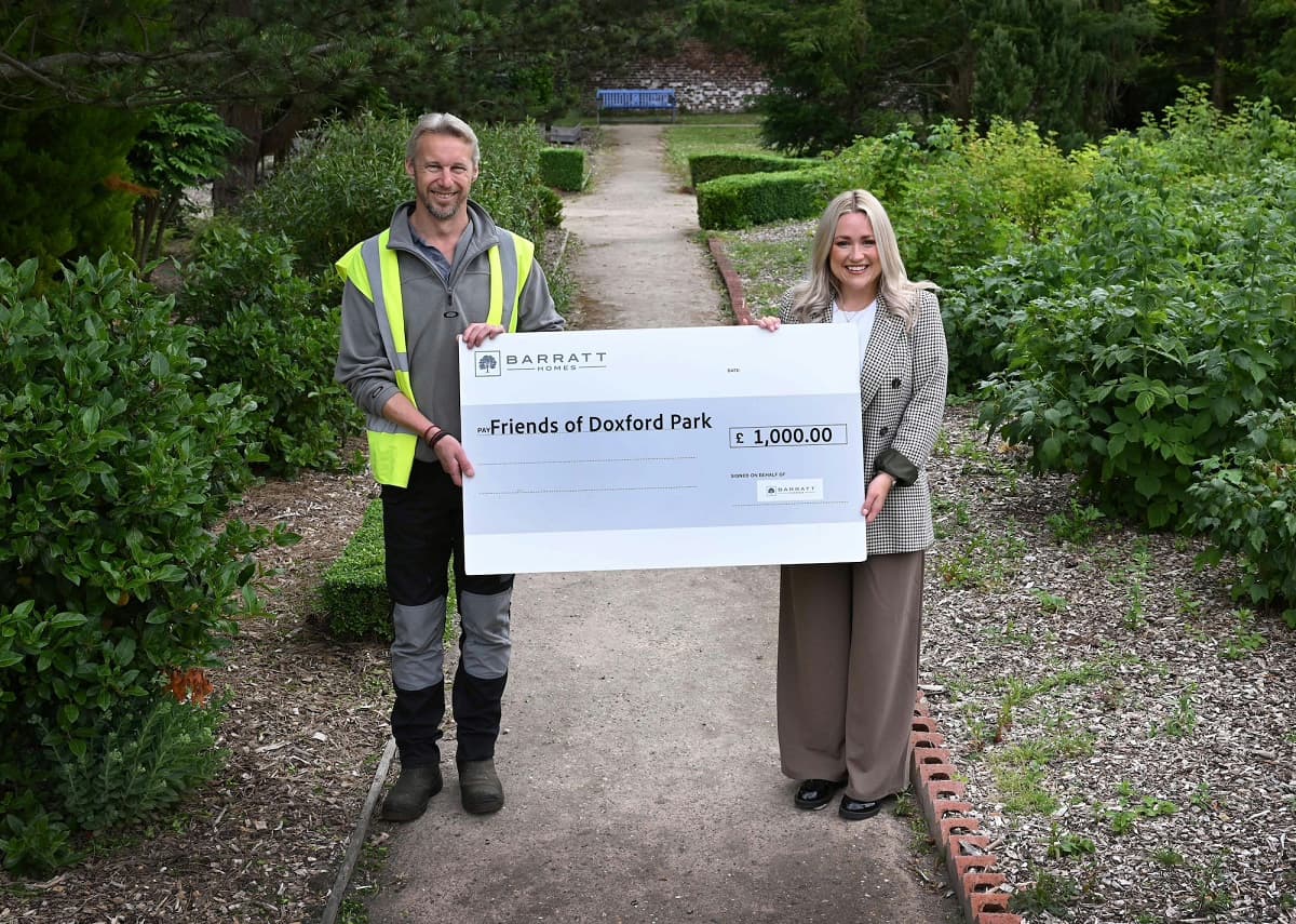 Community Roots: Doxford Green Development Supports Local Park Charity