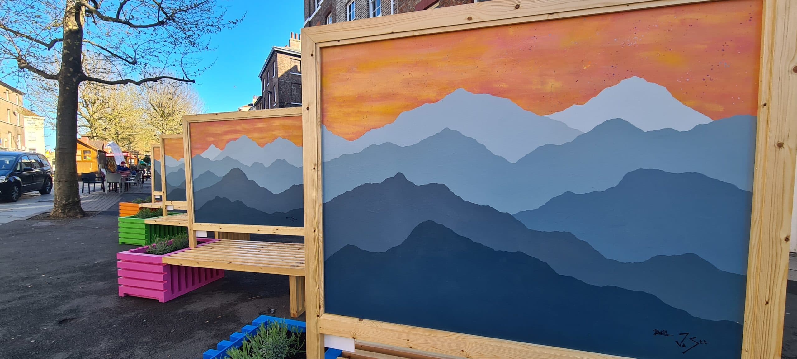 Colourful Benches Across Sunderland’s City Centre Introduced To Encourage People To Relax