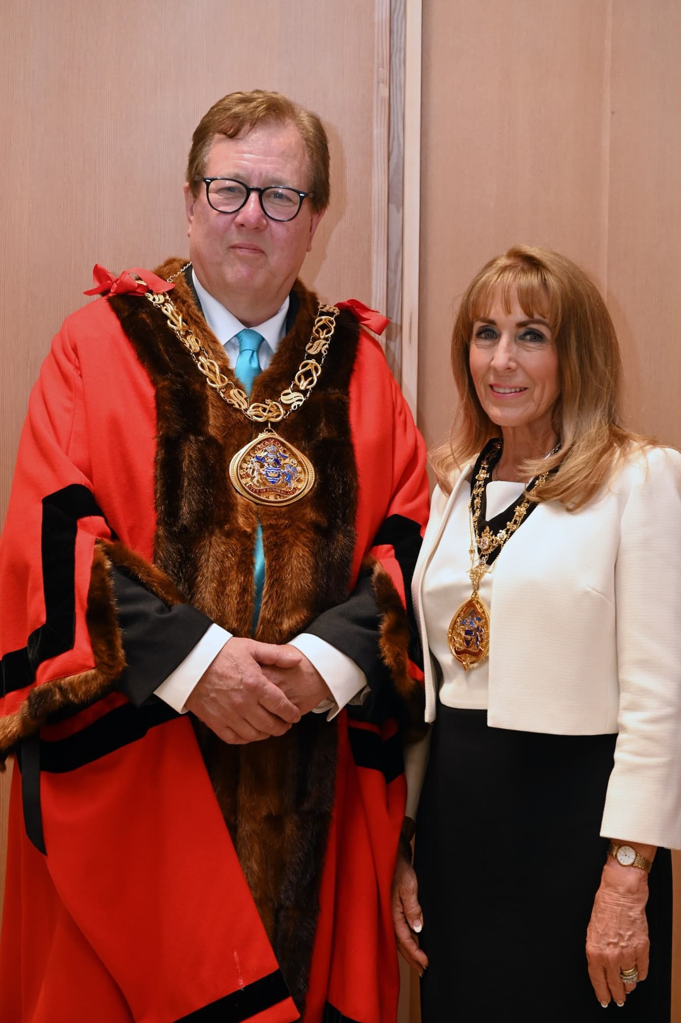 Robert Hutchinson and Glenda Hall Begin New Roles as Sunderland Mayor and Mayoress