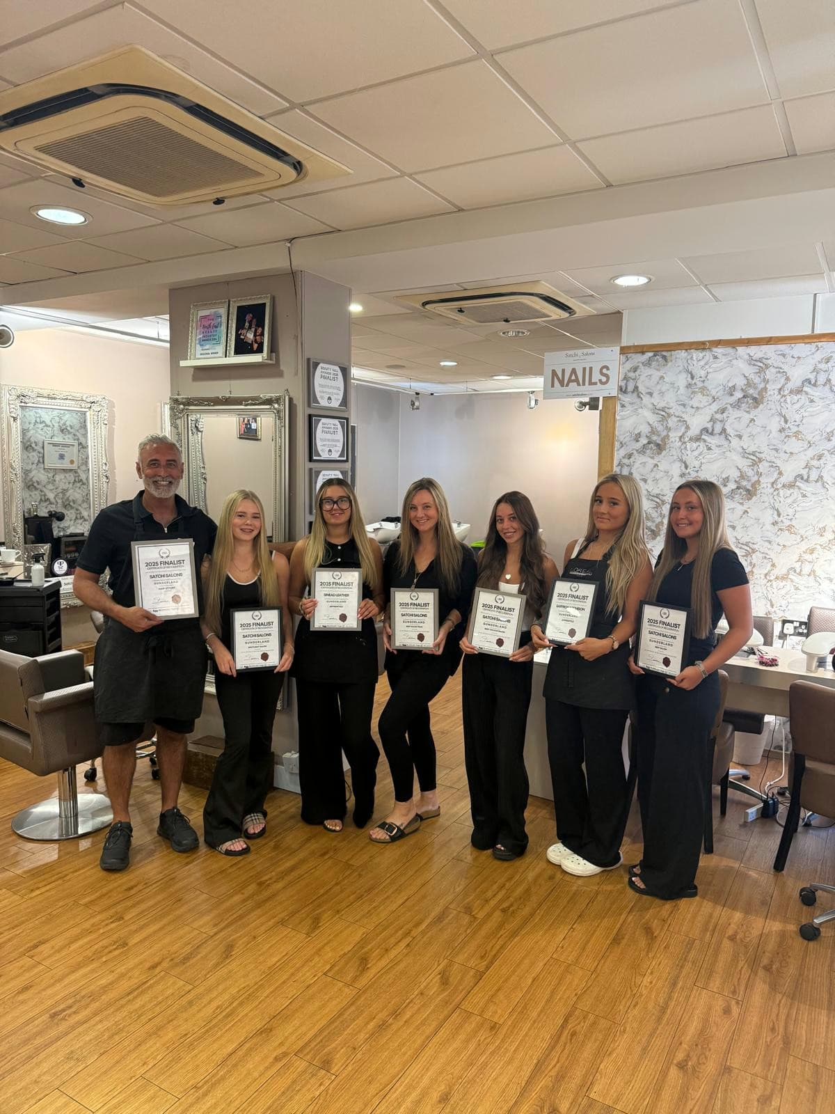 Sunderland’s Satchi Salon Shines as Finalist in National Hair and Beauty Awards