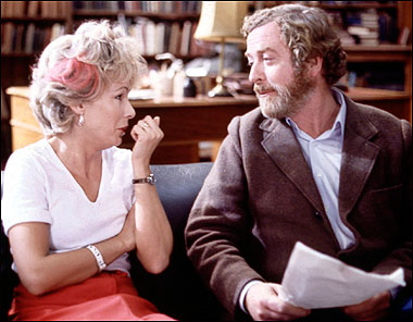 Julie Walters and Sir Michael Caine in a scene from Educating Rita, 1993