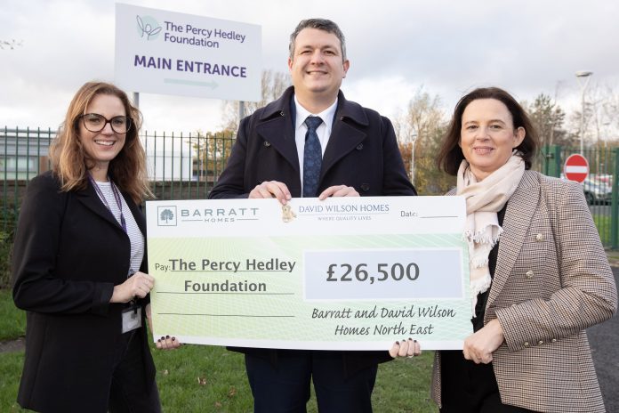 Local Housebuilder Partners with Hellens Group to Raise £50,000 for Percy Hedley Foundation