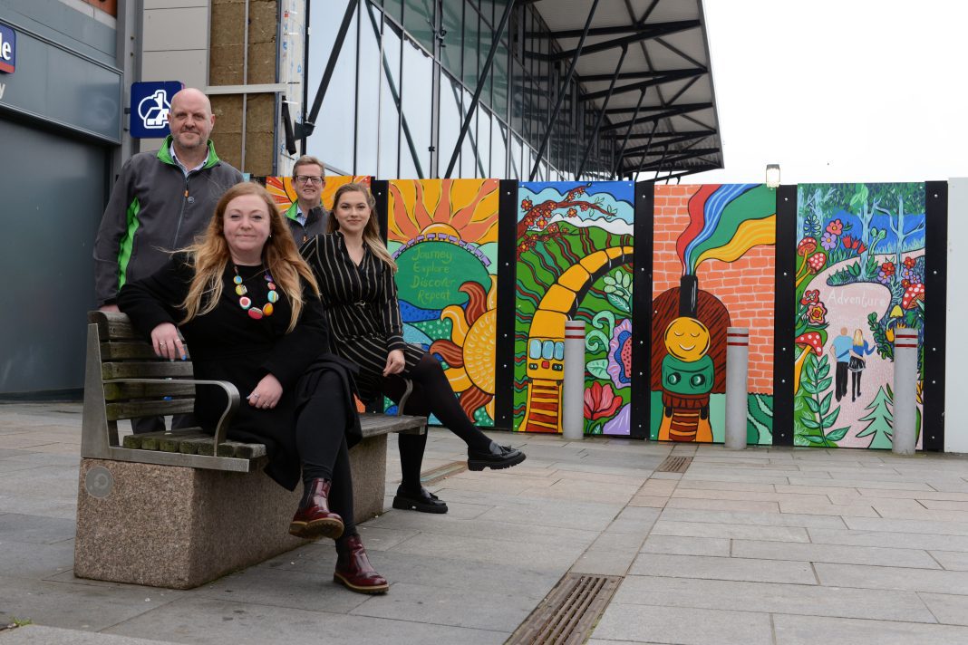 Young Artists Transform Sunderland Railway Station into a Canvas of Creativity