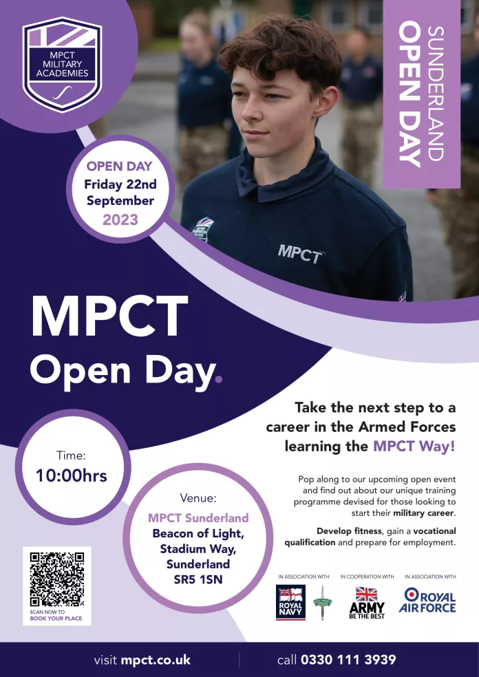 Exploring Opportunities: MPCT Sunderland's Open Day on September 22nd