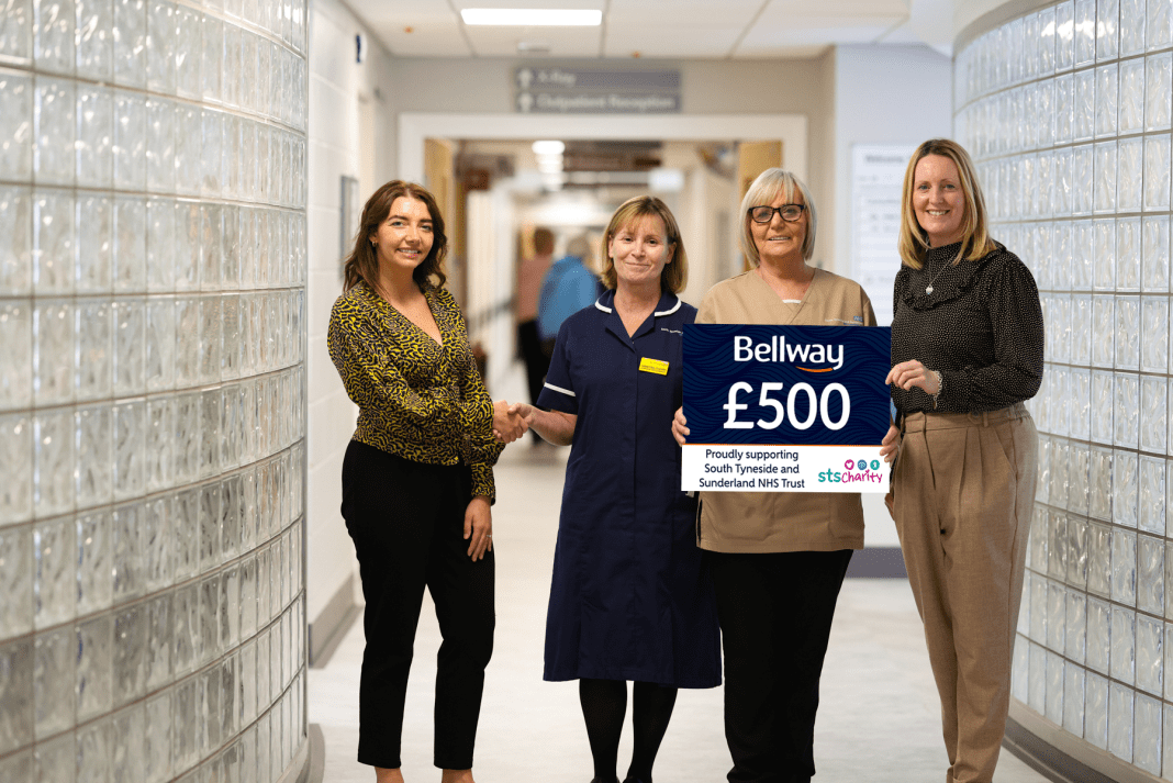 Bellway Durham Donates £500 to Support STSCharity’s Vital Work